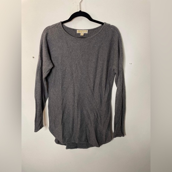 Michael Kors Gray Tunic Sweater, Zip size small - Picture 5 of 7